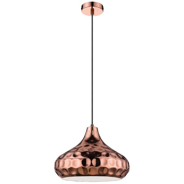 Chislehurt Metal Pendant Light Large In Copper | Bed Sava