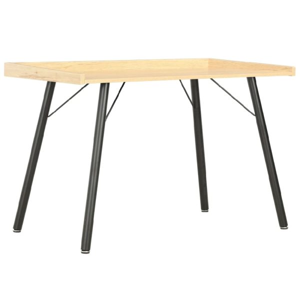 Choctaw Wooden Laptop Desk In Black And Oak | Bed Sava
