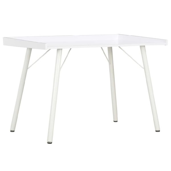 Choctaw Wooden Laptop Desk In White | Bed Sava
