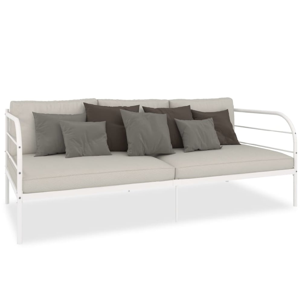 Christoval Metal Daybed Without Mattress In White