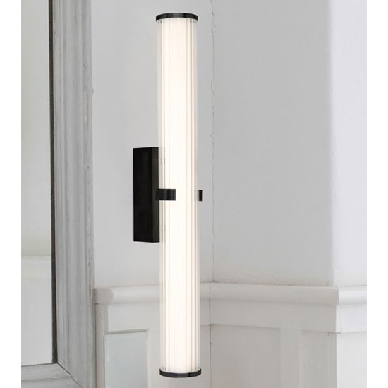 Clamp LED Large Wall Light In Black | Bed Sava
