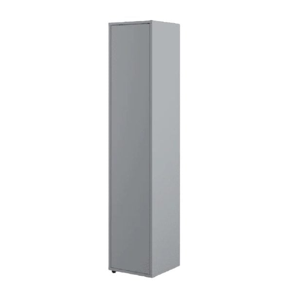 Clarion Wooden Storage Cabinet With 1 Door In Grey | Bed Sava
