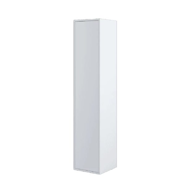 Clarion Wooden Storage Cabinet With 1 Door In Matt White | Bed Sava