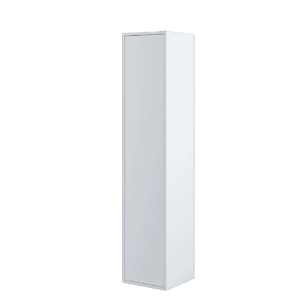 Clarion Wooden Storage Cabinet With 1 Door In Matt White
