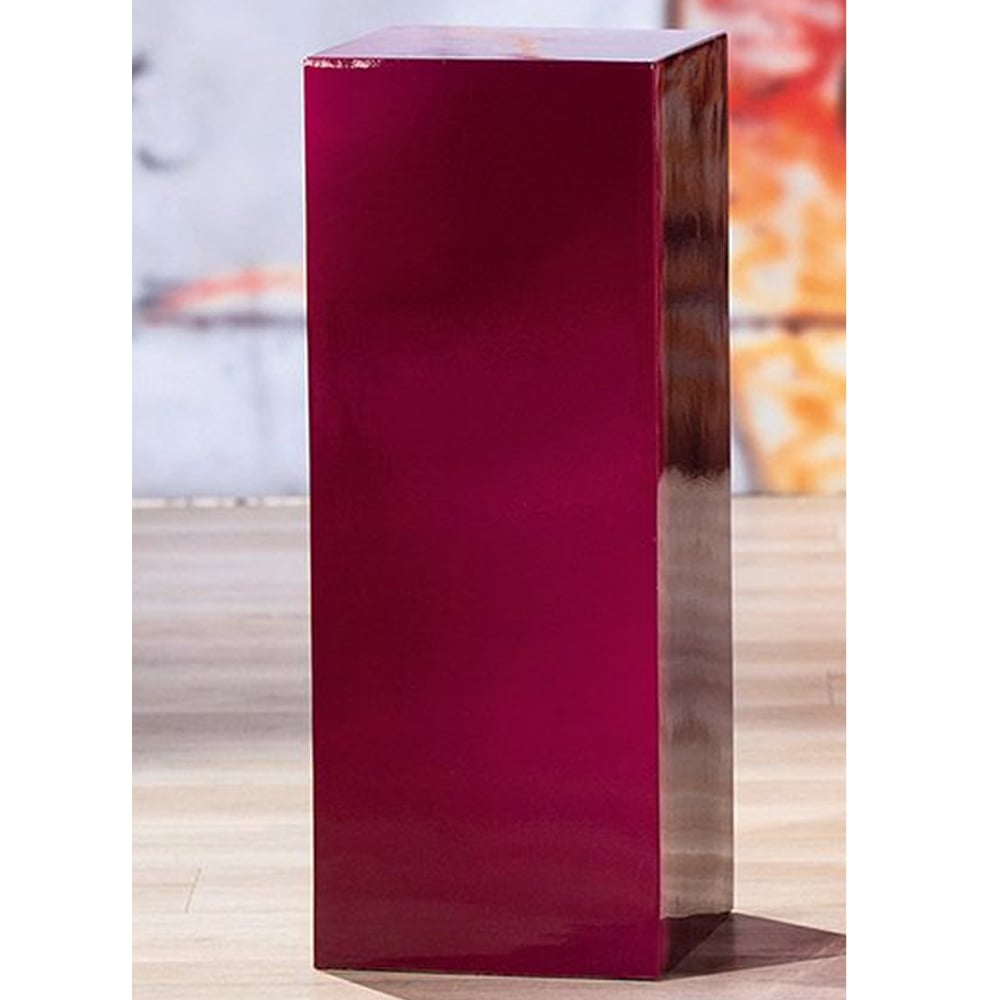 Clayton Small Fiberglass Decorative Pillar In Pink