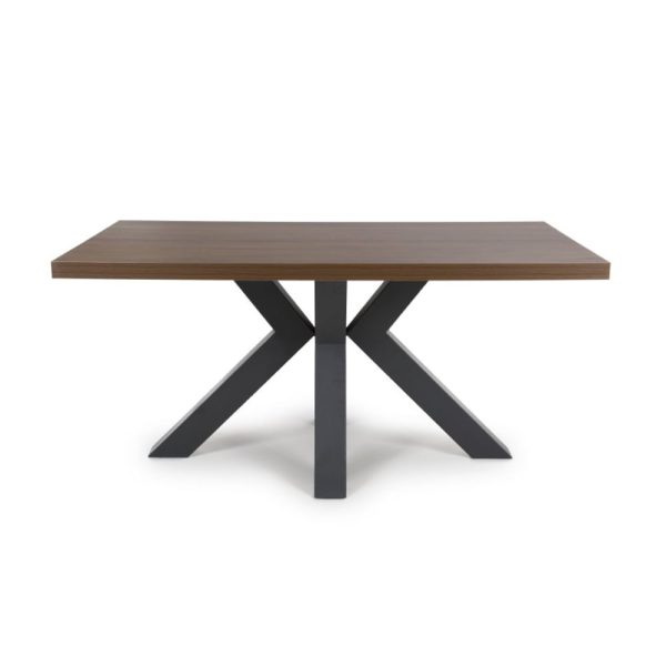Clovis Wooden Dining Table 2000mm In Smoked Oak | Bed Sava