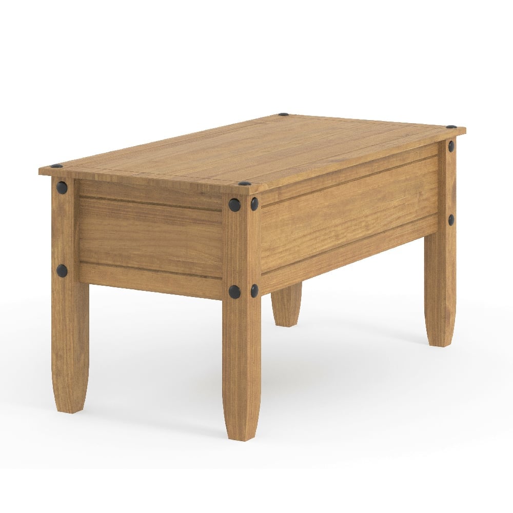 Consett Wooden Rectangular Coffee Table In Oak | Bed Sava