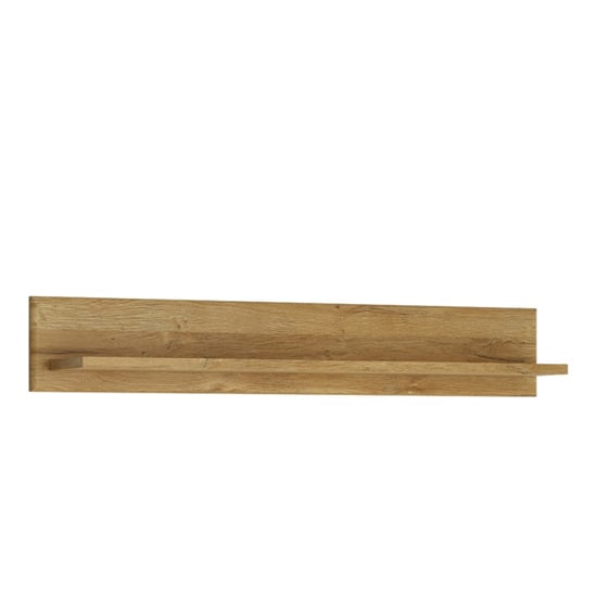 Corco Wooden Wall Shelf Small In Grandson Oak