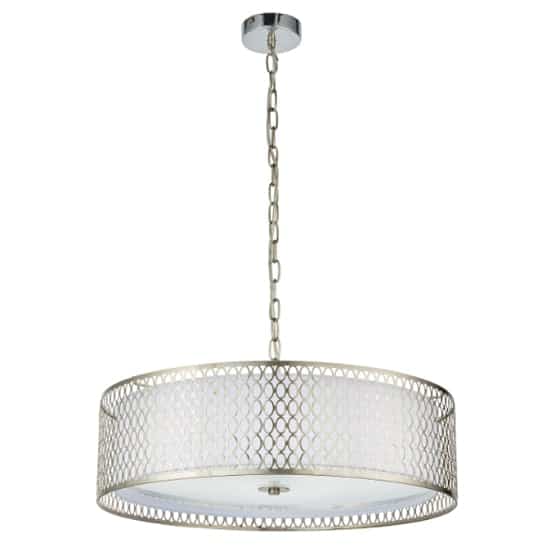 Caneadea Round Pendant Light In Satin Nickel