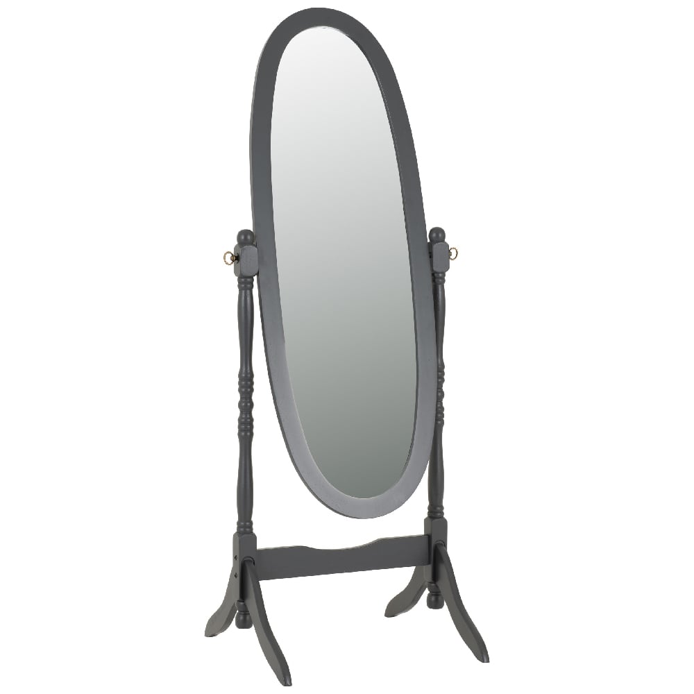 Corrie Cheval Mirror Tall In Grey Frame