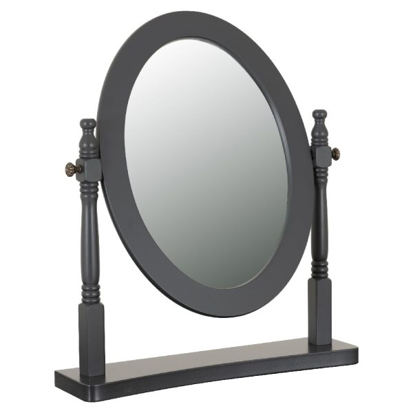 Corrie Dressing Table Mirror In Grey Frame | Bed Sava