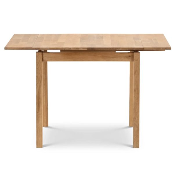 Calliope Wooden Extending Dining Table In Oiled Oak Finish | Bed Sava