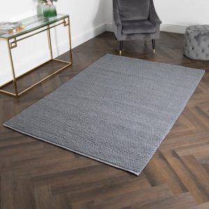 Cranbrook Medium Bubble Wool Rug In Grey | Bed Sava