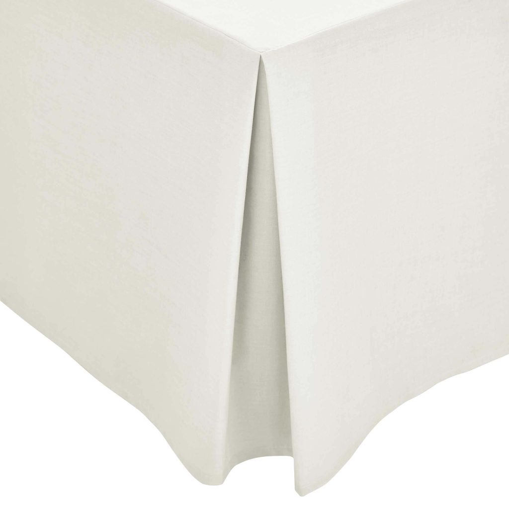 1951 Plain Dye Percale Single Valance, Cream
