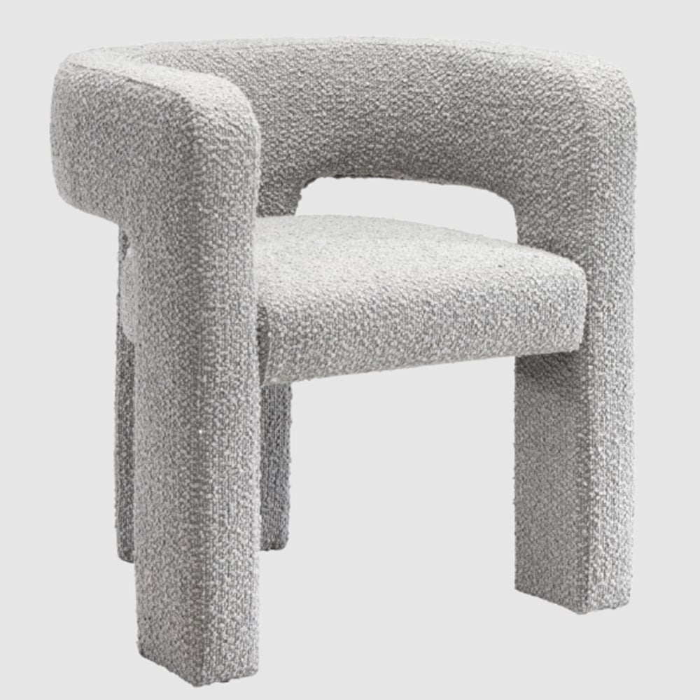 Cresco Fabric Occasional Chair In Dove