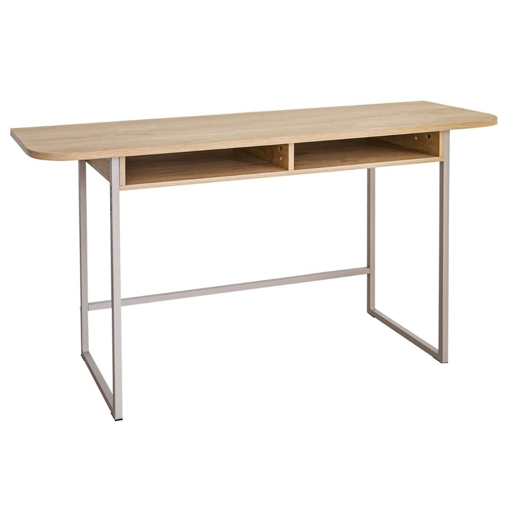 Dalhart Wooden Rectangular Console Table In Oak