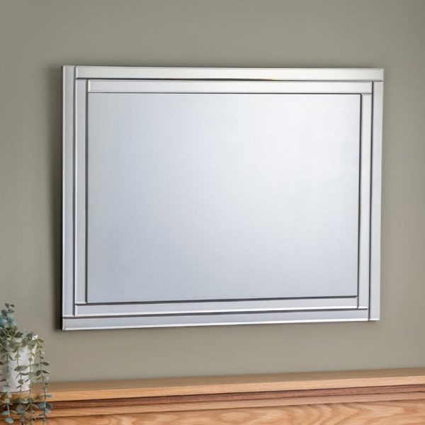 Dania Frameless Bedroom Wall Mirror In Clear | Bed Sava