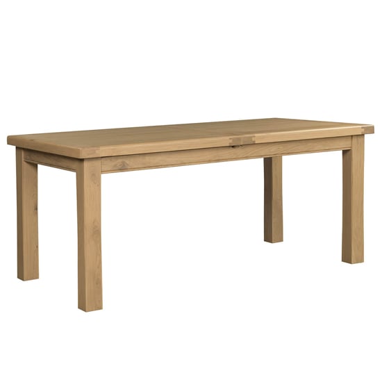 Danville Extending Wooden Dining Table In Oak