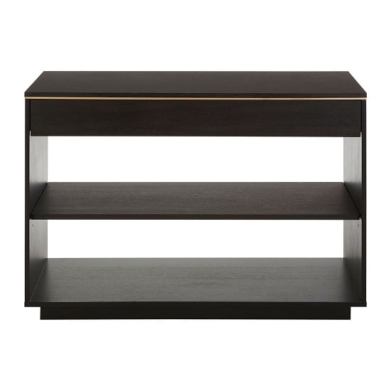Chalawan Rubberwood Console Table In Black | Bed Sava