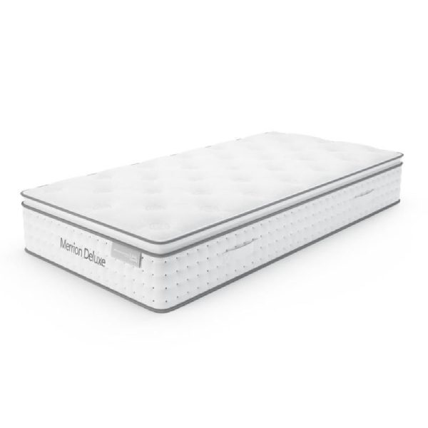 Diboll Fabric Single Mattress In White | Bed Sava