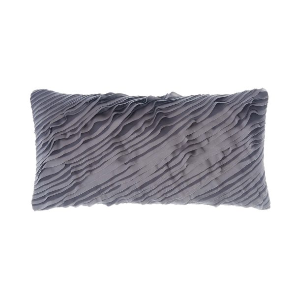 Donna Karan Gravity Cushion 28cm x 56cm Charcoal | Bed Sava