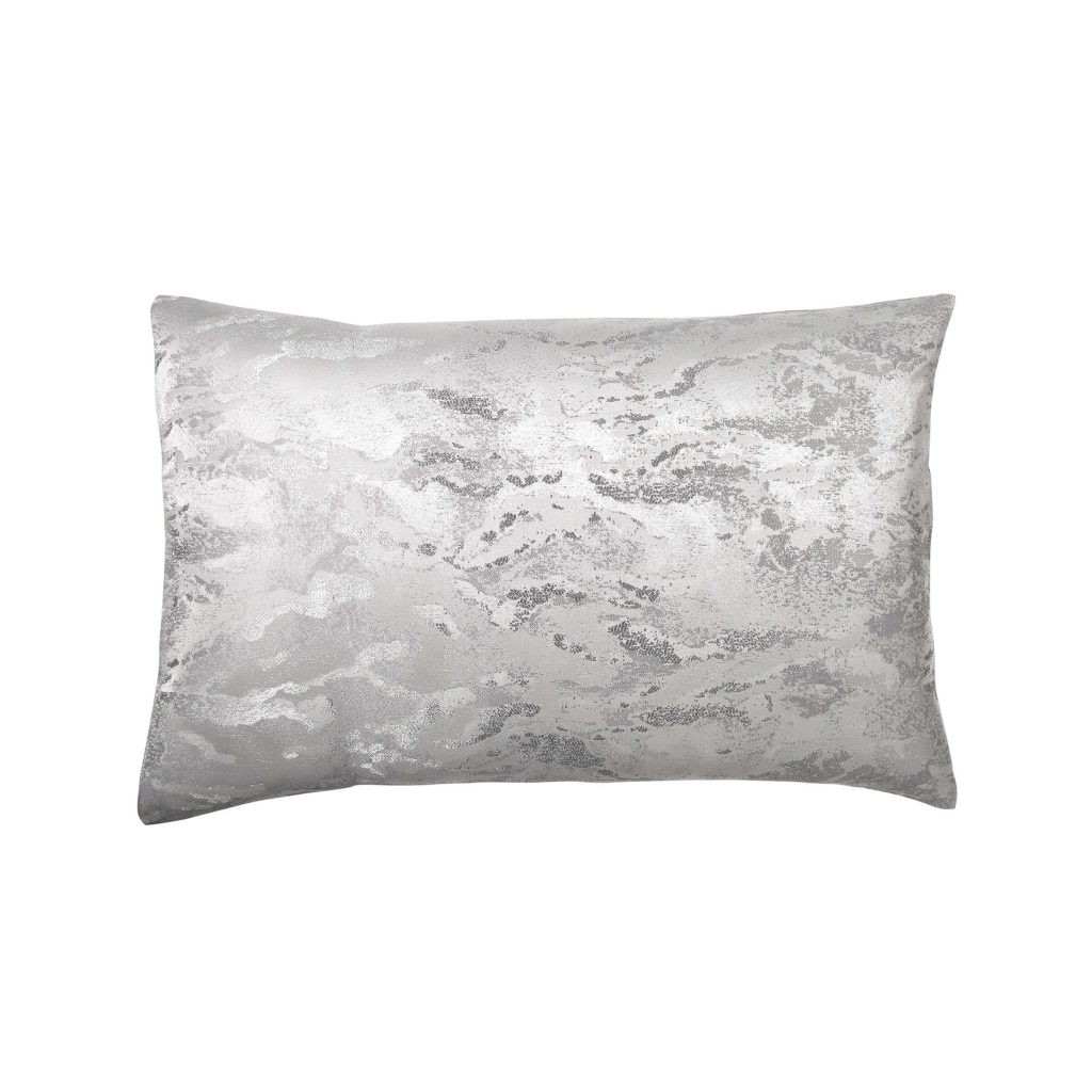 Donna Karan Luna Standard Pillowcase, Platinum