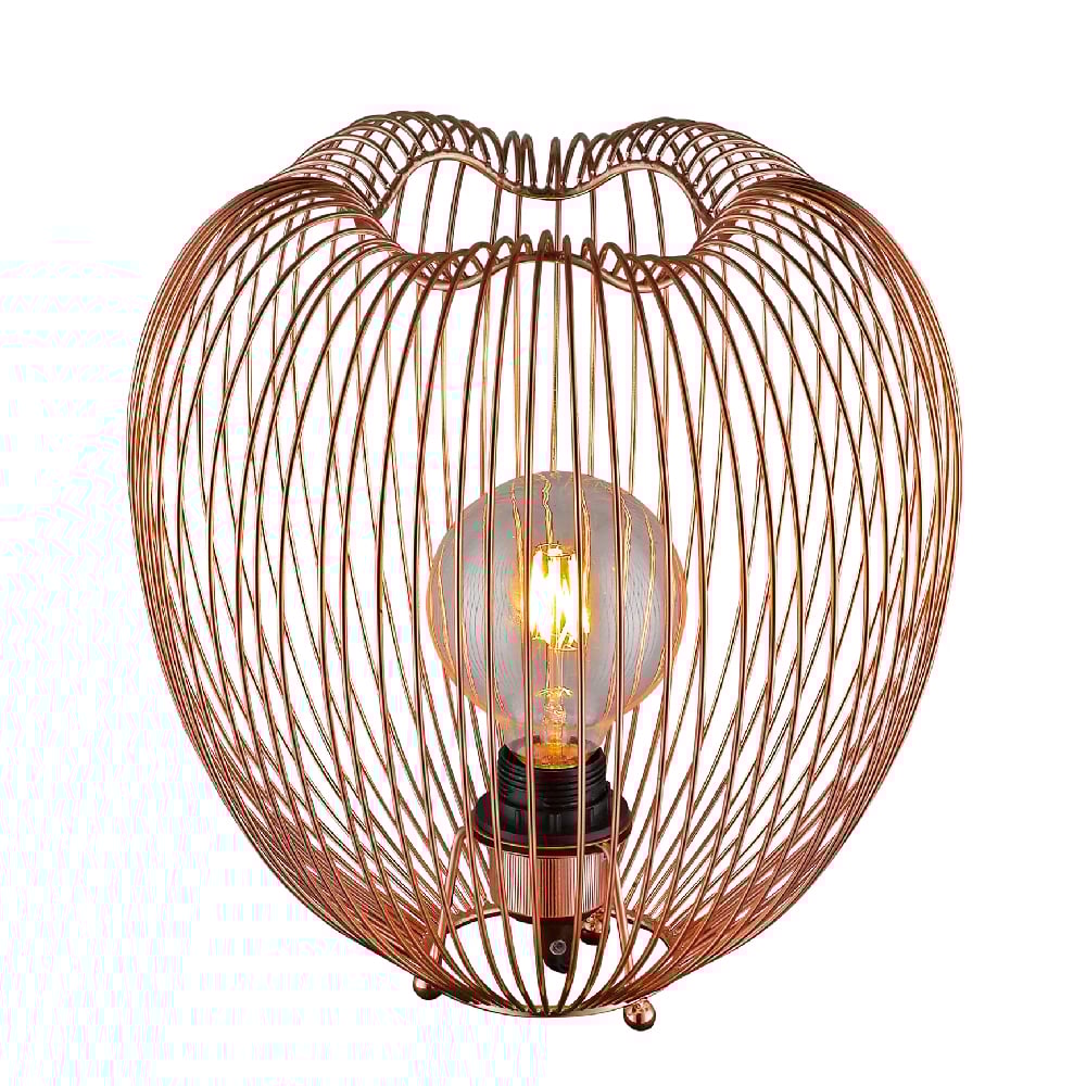 Dollis Metal Table Lamp In Copper