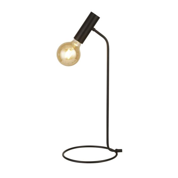 Dulwich Metal Table Lamp In Black | Bed Sava