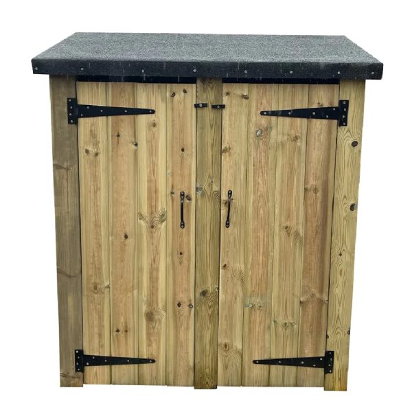 Durango Wooden Garden Double Tool Shed In Natural | Bed Sava