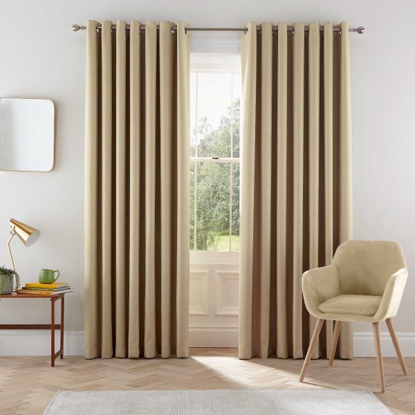 Helena Springfield Eden Lined Curtains 66 x 72 Linen | Bed Sava