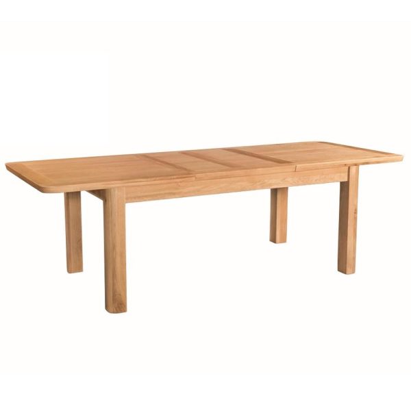 Empire Small Wooden Extending Dining Table In Oak | Bed Sava
