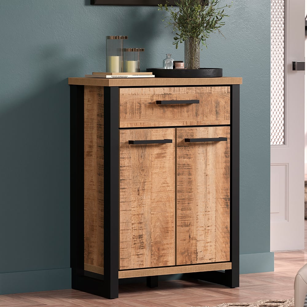 Ennis Wooden Shoe Storage Cabinet In Natural