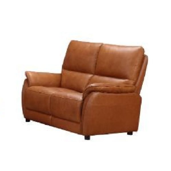Essex Faux Leather 2 Seater Sofa In Tan | Bed Sava