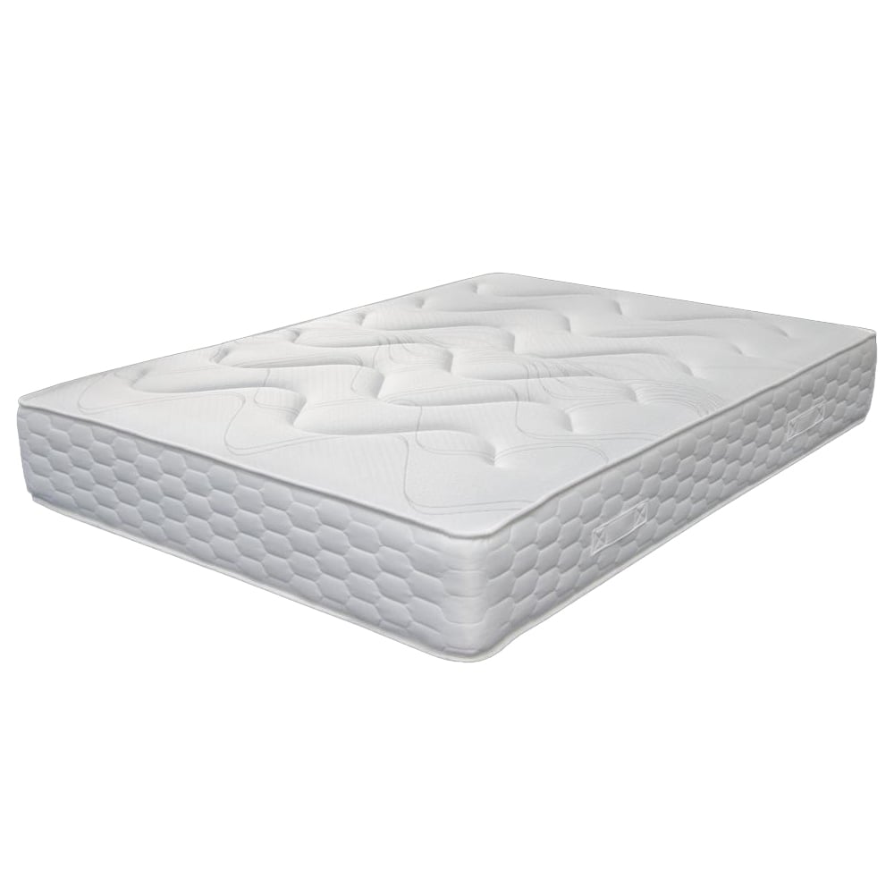Eastlake Fabric Pocket Sprung Double Mattress In White