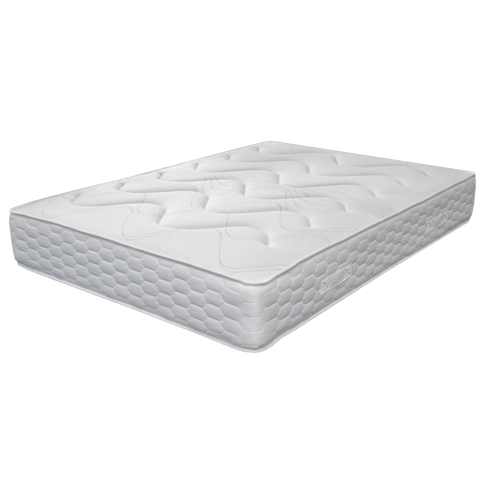 Eastlake Fabric Pocket Sprung King Size Mattress In White