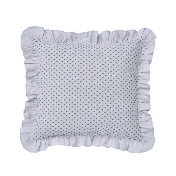 Helena Springfield Ness Cushion 45cm x 45cm Grey and Neutral | Bed Sava