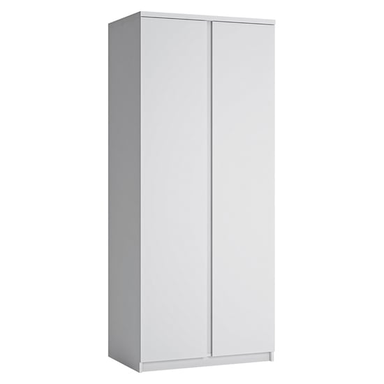 Felton Wooden Wardrobe With 2 Doors In White