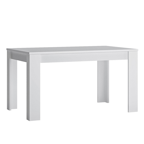 Felton Wooden Extending Dining Table In White