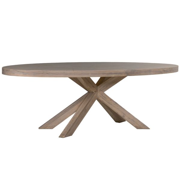 Fenwick Small Wooden Dining Table In Smoked Oak | Bed Sava
