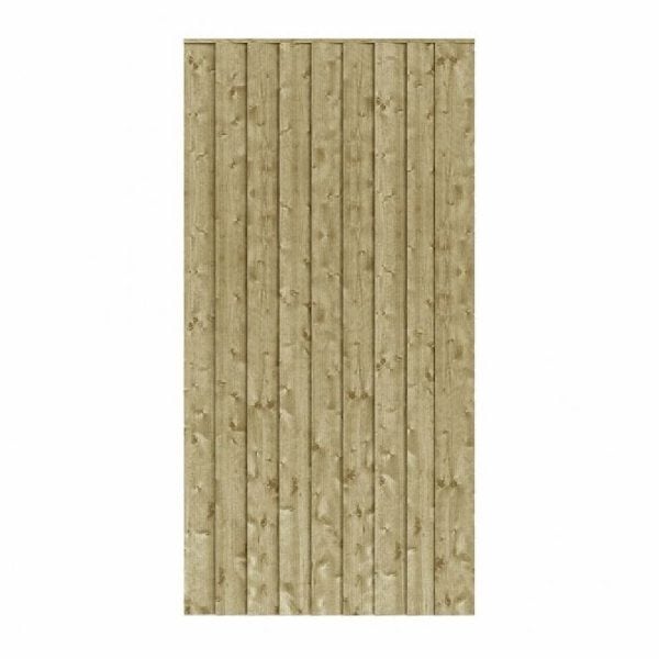 Fico Wooden Garden Vertical Board Gate In Natural | Bed Sava
