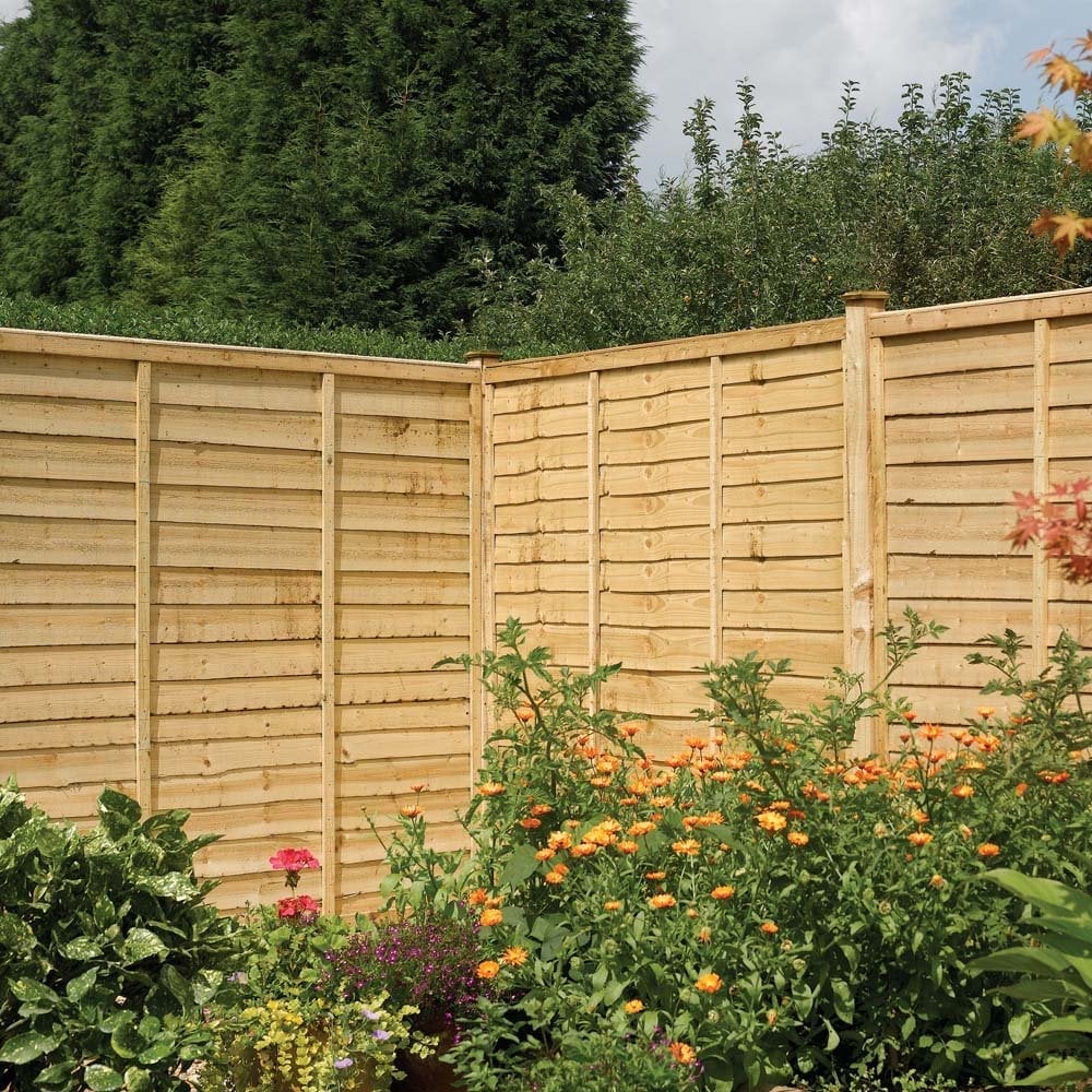Fico Wooden Garden Vertical Board Panel In Natural 6×3