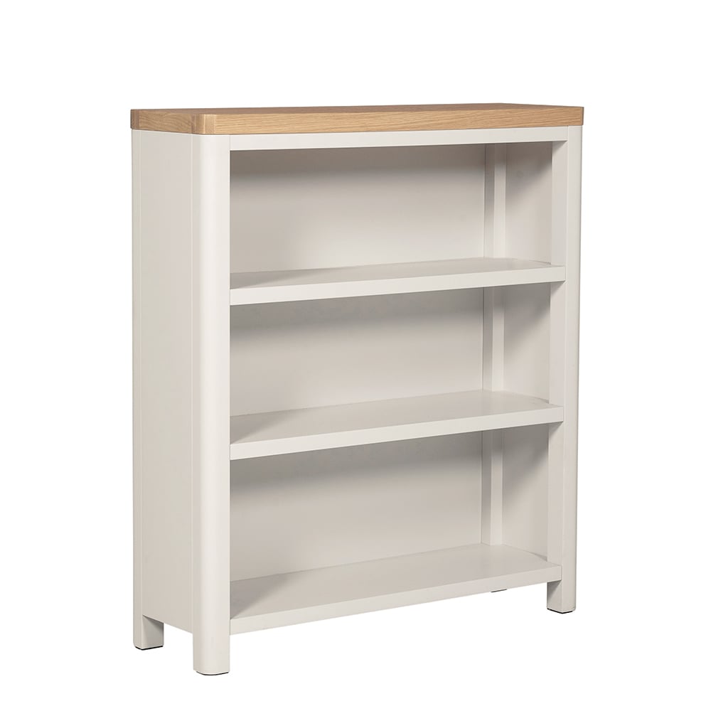 Folsom Wooden Bookcase With 3 Shelves In Natural