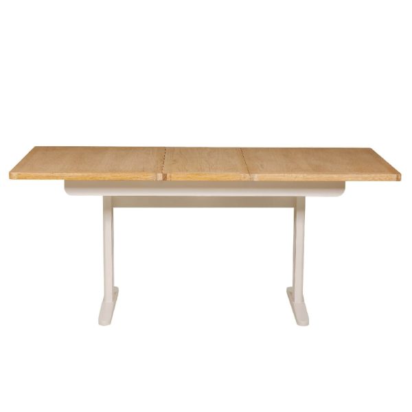Folsom Wooden Extending Dining Table In Natural | Bed Sava