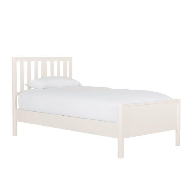 Folsom Wooden Low Foot Single Bed In Natural | Bed Sava