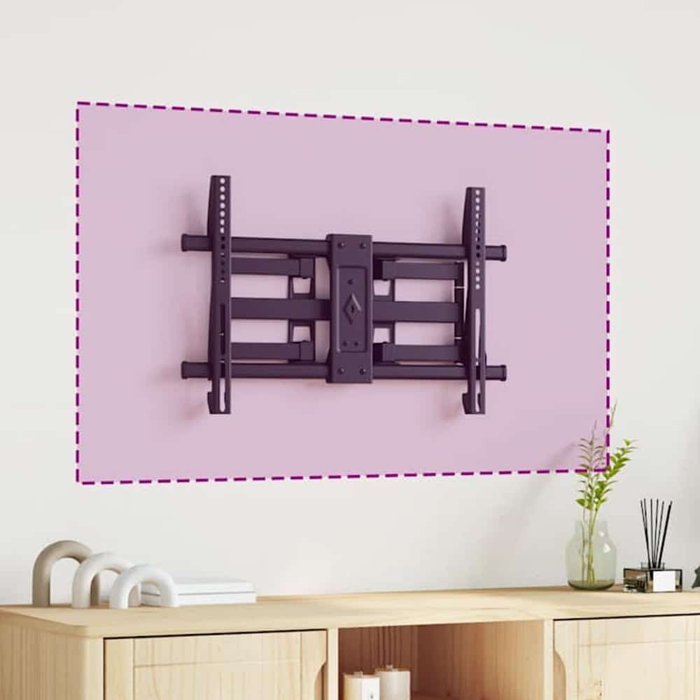Friant Large Steel TV Wall Mount Bracket In Black