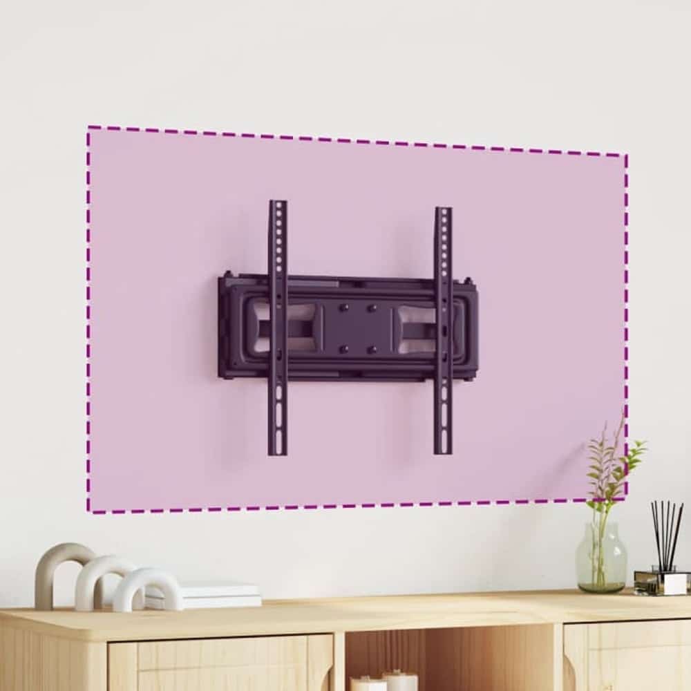 Friant Small Steel TV Wall Mount Bracket In Black