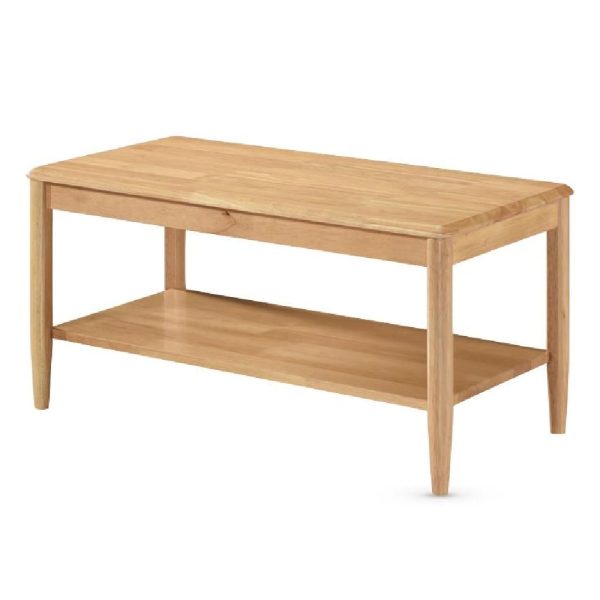 Garnet Wooden Rectangular Coffee Table In Oak | Bed Sava