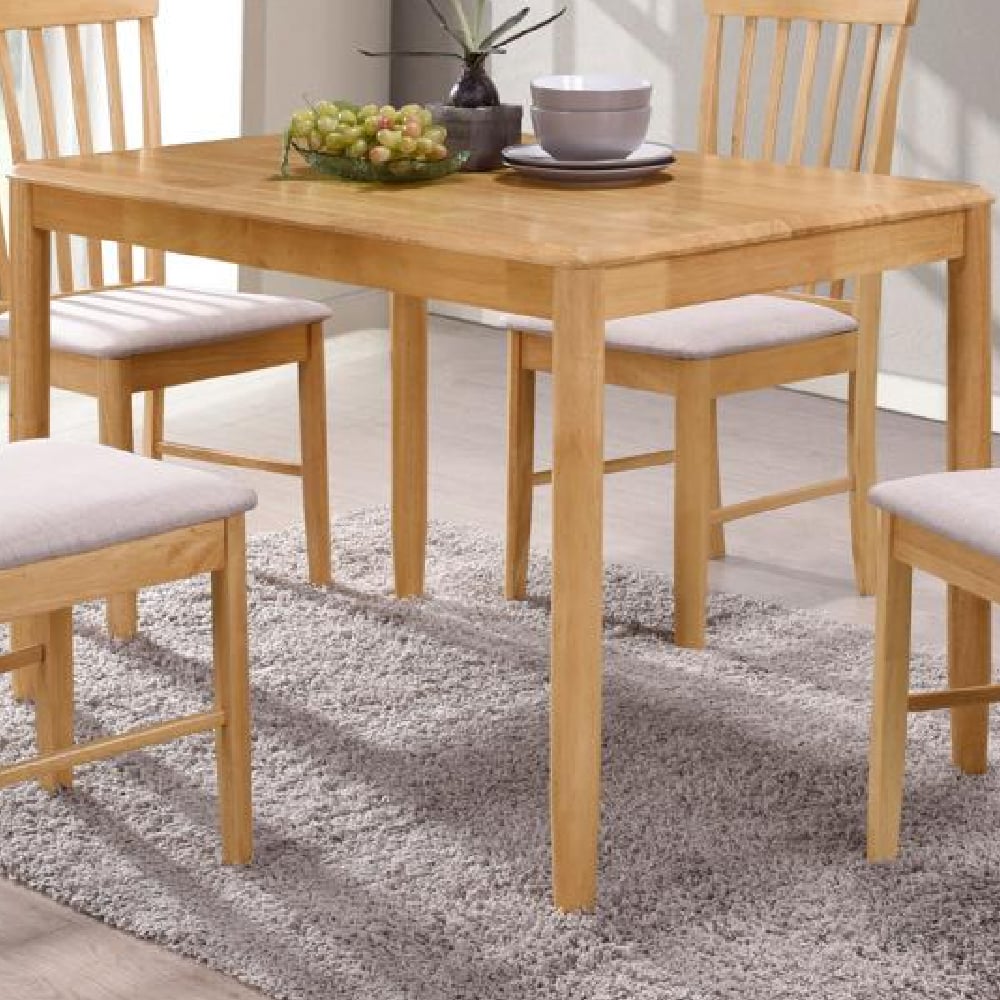 Garnet Wooden Rectangular Dining Table In Oak