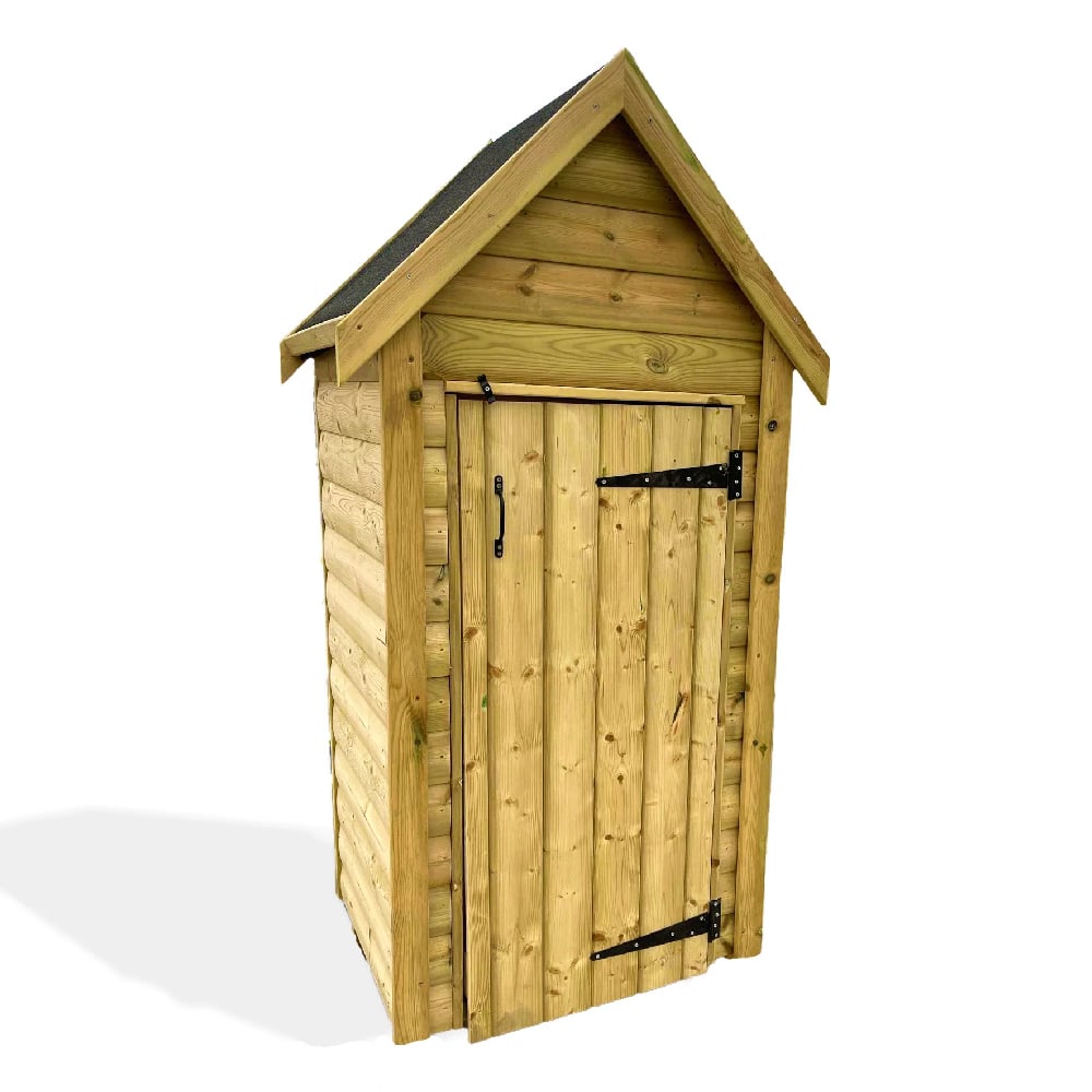 Glendive Wooden Garden Tool Shed In Natural