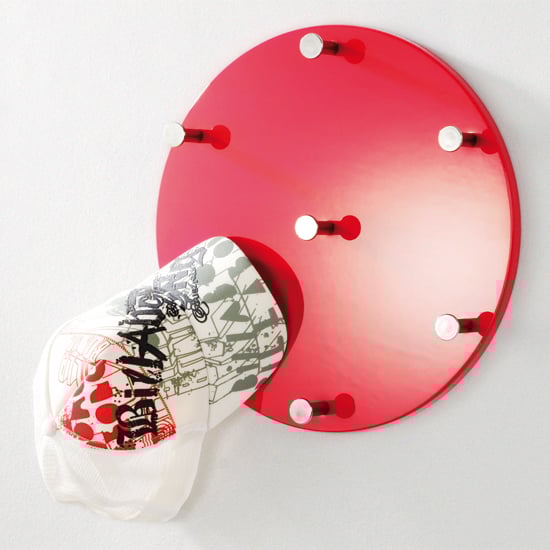 Big Mary Red Coat Hat Rack In High Gloss | Bed Sava